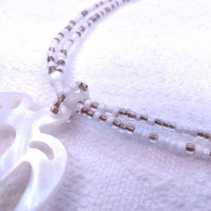 Hawaiian Turtle White Pendant Necklace